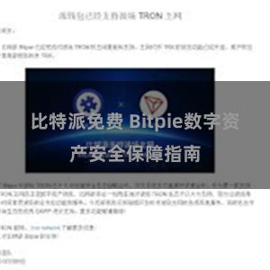 比特派免费 Bitpie数字资产安全保障指南