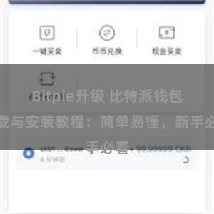 Bitpie升级 比特派钱包下载与安装教程：简单易懂，新手必看