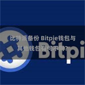 比特派备份 Bitpie钱包与其他钱包有何不同？