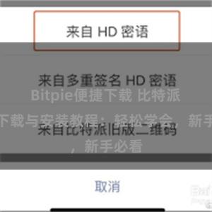 Bitpie便捷下载 比特派钱包下载与安装教程：轻松学会，新手必看