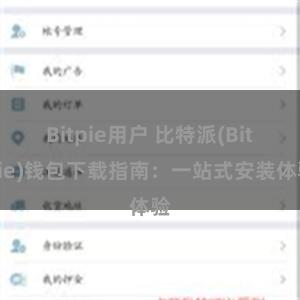 Bitpie用户 比特派(Bitpie)钱包下载指南：一站式安装体验