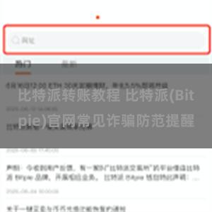 比特派转账教程 比特派(Bitpie)官网常见诈骗防范提醒