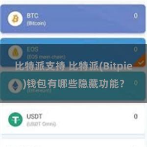 比特派支持 比特派(Bitpie)钱包有哪些隐藏功能？