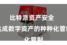 比特派资产安全  达成数字资产的种种化管制